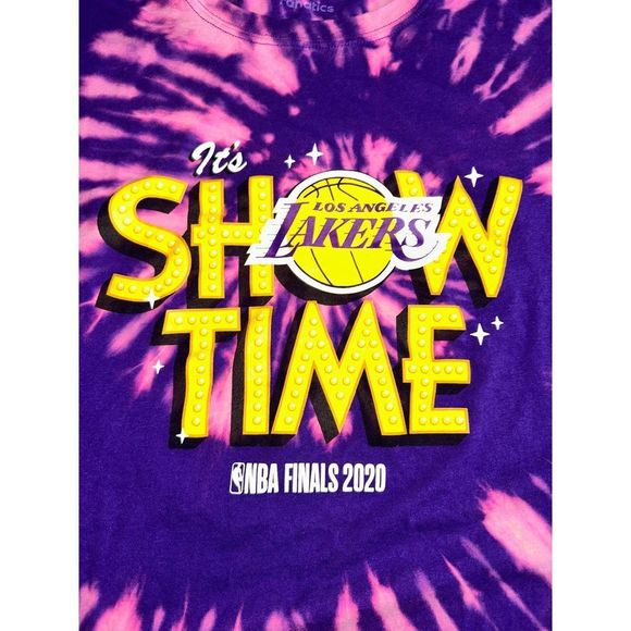 Los Angeles Lakers Showtime Bleached Tee - Picture 3 of 4